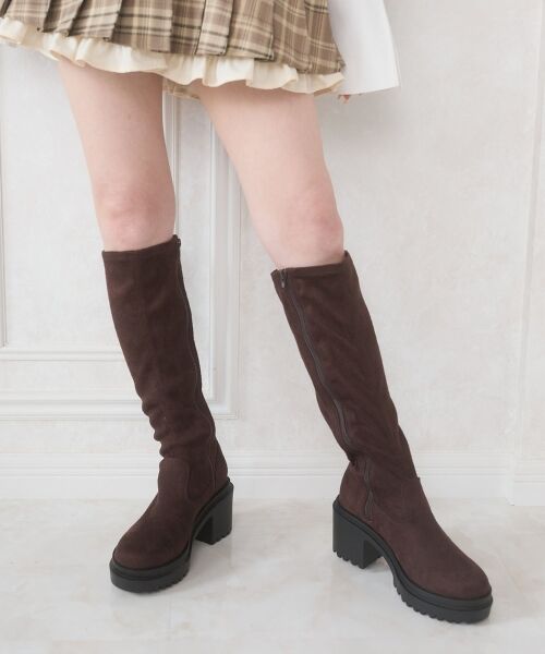 MAJESTIC LEGON / マジェスティックレゴン ブーツ(ロング丈) | 盛れるストレッチロングブーツ | 詳細4