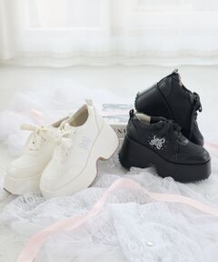 MAJESTIC LEGON / マジェスティックレゴン スニーカー | ロゴビジュー厚底スニーカー
