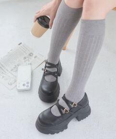 MAJESTIC LEGON / マジェスティックレゴン スニーカー | ダブルクロス厚底スニーカーローファー