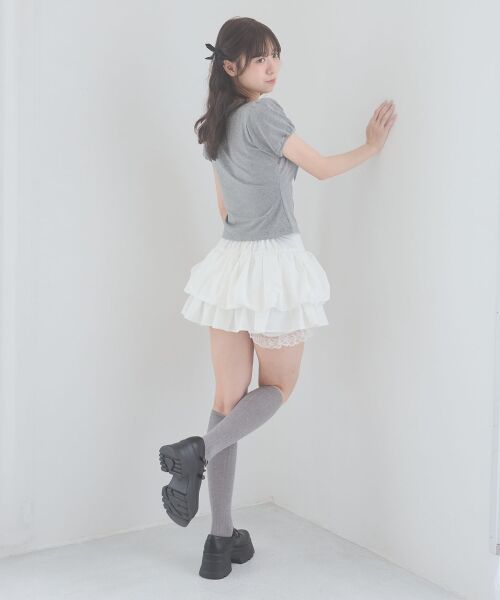 MAJESTIC LEGON / マジェスティックレゴン スニーカー | ダブルクロス厚底スニーカーローファー | 詳細12