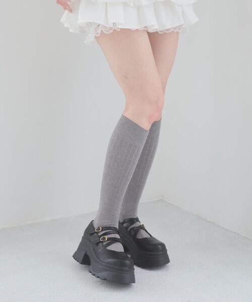 MAJESTIC LEGON / マジェスティックレゴン スニーカー | ダブルクロス厚底スニーカーローファー | 詳細15