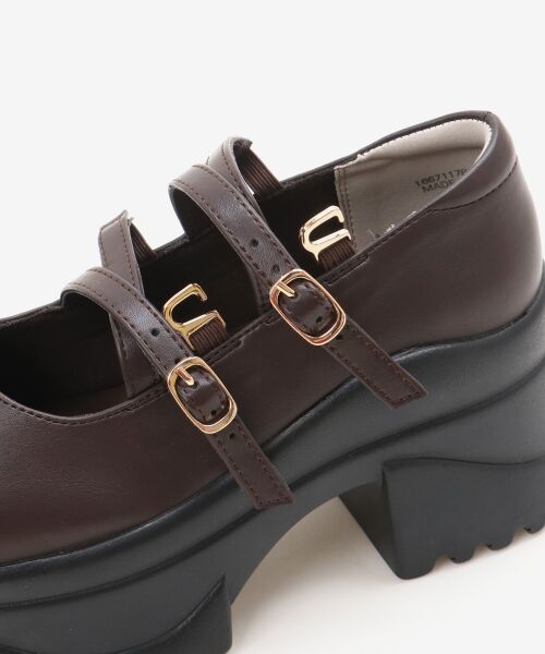 MAJESTIC LEGON / マジェスティックレゴン スニーカー | ダブルクロス厚底スニーカーローファー | 詳細25