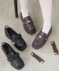 MAJESTIC LEGON / マジェスティックレゴン フラットシューズ | 2WAYボリュームローファー