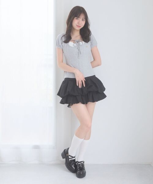 MAJESTIC LEGON / マジェスティックレゴン フラットシューズ | 取り外しリボンクロスローファー | 詳細6