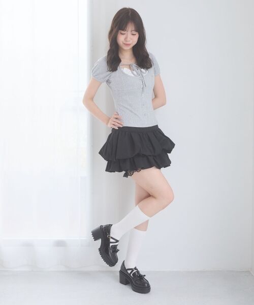 MAJESTIC LEGON / マジェスティックレゴン フラットシューズ | 取り外しリボンクロスローファー | 詳細7