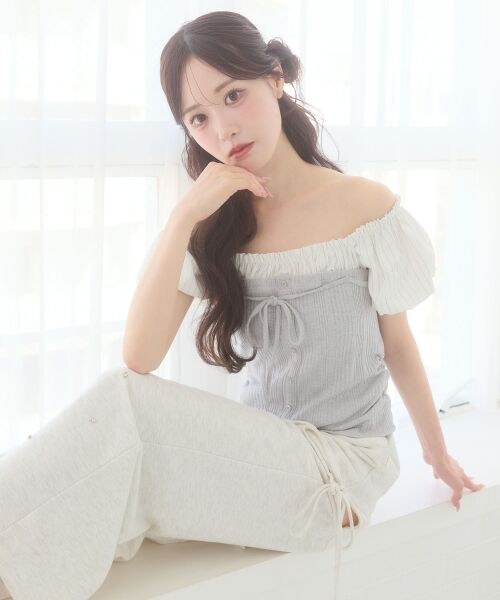 MAJESTIC LEGON / マジェスティックレゴン Tシャツ | 2wayドッキング半袖トップス | 詳細11