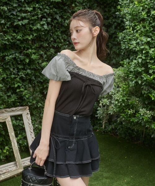 MAJESTIC LEGON / マジェスティックレゴン Tシャツ | 2wayドッキング半袖トップス | 詳細19