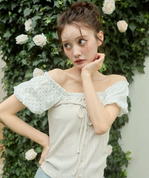 MAJESTIC LEGON / マジェスティックレゴン Tシャツ | 2wayドッキング半袖トップス | 詳細3