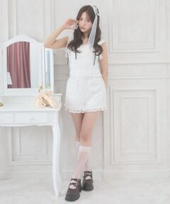 MAJESTIC LEGON / マジェスティックレゴン ミニ・ひざ丈スカート | レーストリムポケットミニスカパン
