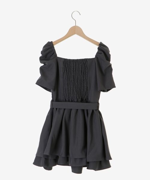 MAJESTIC LEGON / マジェスティックレゴン ミニ丈・ひざ丈ワンピース | ナポレオンデザインミニワンピース | 詳細20