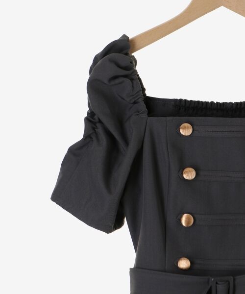MAJESTIC LEGON / マジェスティックレゴン ミニ丈・ひざ丈ワンピース | ナポレオンデザインミニワンピース | 詳細22