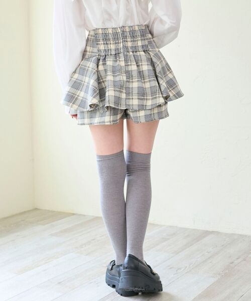 MAJESTIC LEGON / マジェスティックレゴン ミニ・ひざ丈スカート | レイヤードライクフレアショートスカパン | 詳細11
