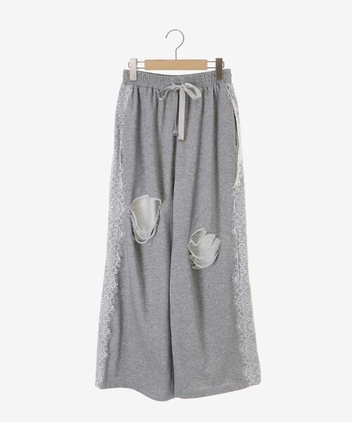 MAJESTIC LEGON / マジェスティックレゴン その他パンツ | サイドレースダメージスウェットパンツ | 詳細15