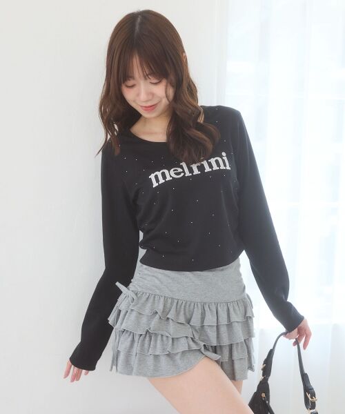 MAJESTIC LEGON / マジェスティックレゴン ミニ・ひざ丈スカート | カットティアードフリルスカパン | 詳細10