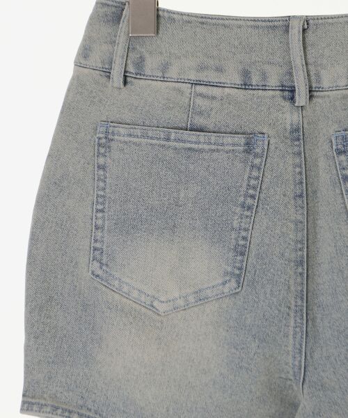 MAJESTIC LEGON / マジェスティックレゴン デニムパンツ | サイドスリットロマンティックフレアデニム | 詳細16