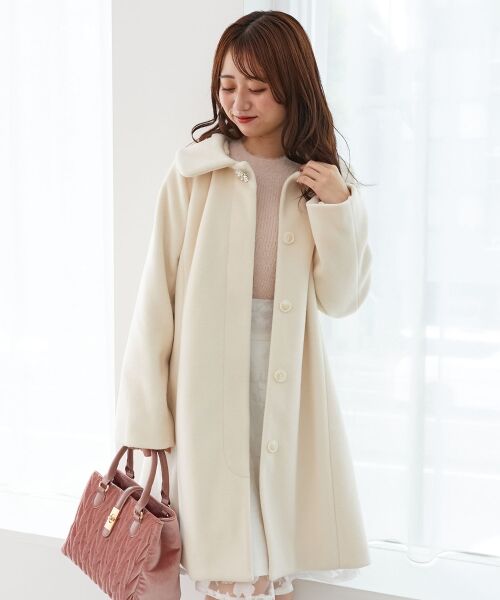 MAJESTIC LEGON / マジェスティックレゴン その他アウター | 7wayファー×ビジューコート | 詳細12