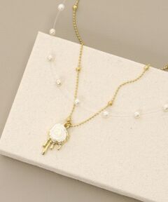 MAJESTIC LEGON / マジェスティックレゴン ネックレス・ペンダント・チョーカー | ローズモチーフ2連ネックレス