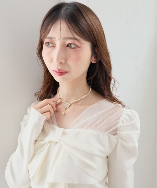 MAJESTIC LEGON / マジェスティックレゴン ネックレス・ペンダント・チョーカー | ローズモチーフネックレス | 詳細6