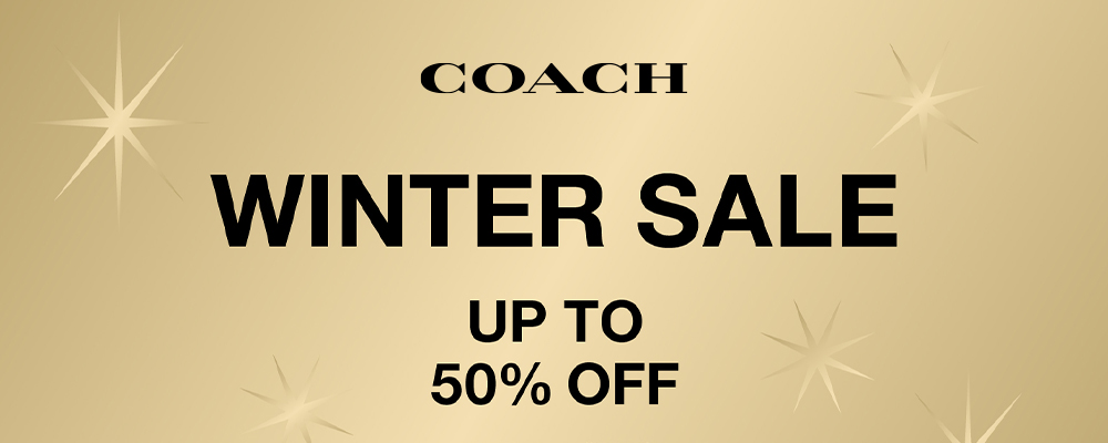 【最大50%OFF】COACH WINTER SALE開催中！