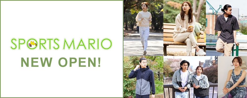 THE NORTH FACE、HOKA ONE ONE、Onなどを展開するSPORTS MARIOがNEW OPEN！