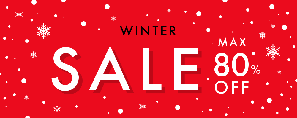 WINTER SALE MAX80%OFF