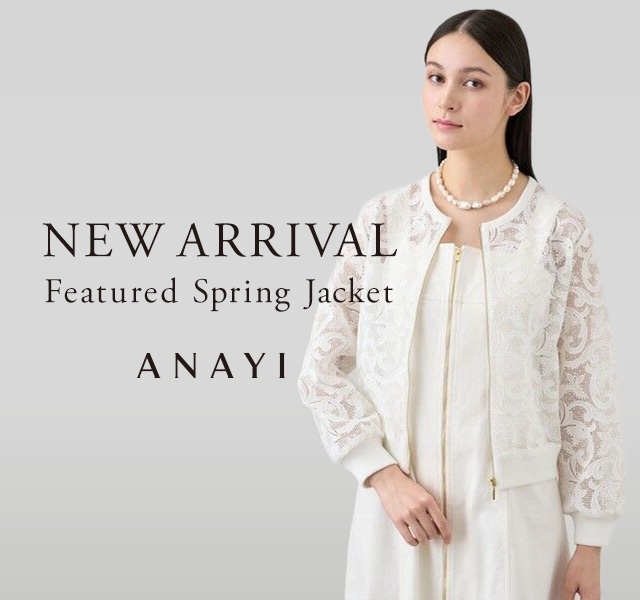 ANAYI - 【NEW ARRIVAL】春の新作ジャケットやスプリングコートをご 