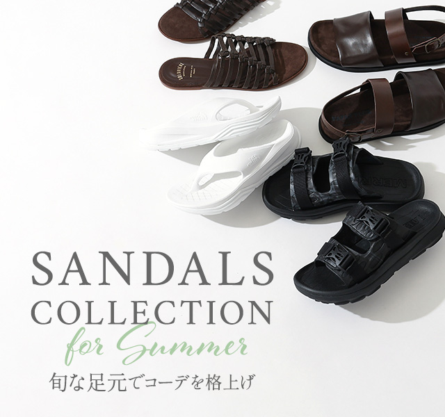 SANDALS COLLECTION for Summer この夏、旬の足元ならコレ