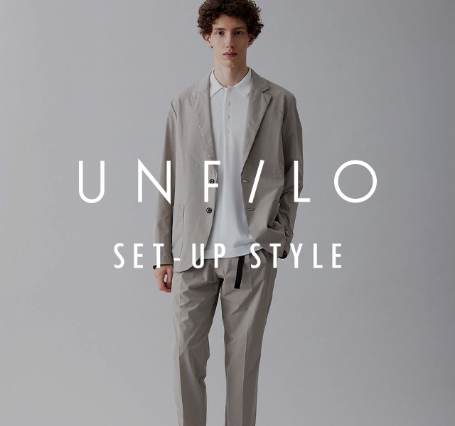 UNFILOテーパードジャケット セットアップ UNFILO MENS】フレキシブルセットアップ | ONWARD CROSSET