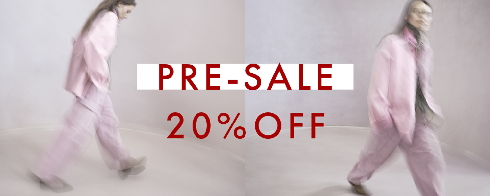 【JNBY｜PRE-SALE】人気アイテムが20％OFFで登場！