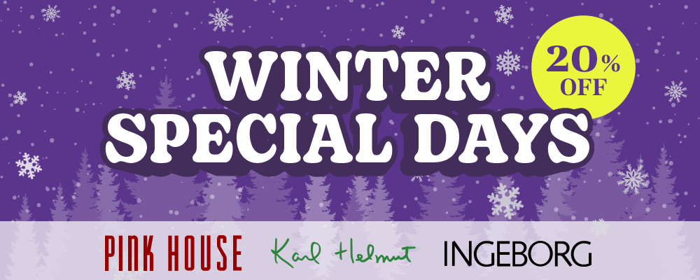 【PINK HOUSE/Karl Helmut/INGEBORG】WINTER SPECIAL DAYS開催中！対象商品が20％OFFに～12月24日(水)23:59まで！