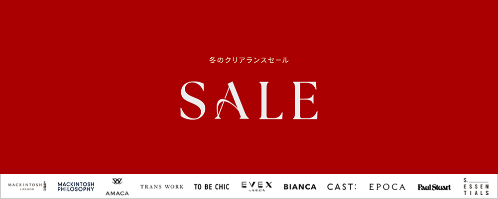 《CLEARANCE SALE》1/1(Thu) START