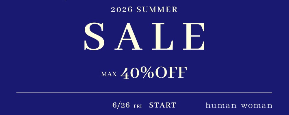 human woman 2026　SUMMER SALE
