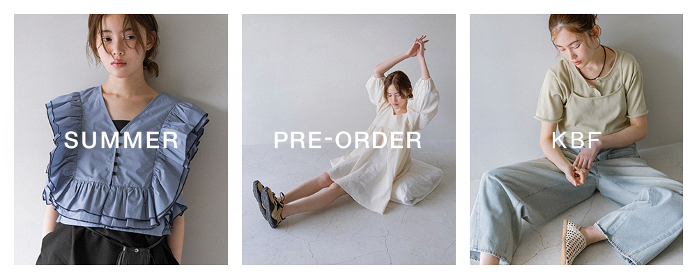 KBF SUMMER PRE ORDER 2026がスタート