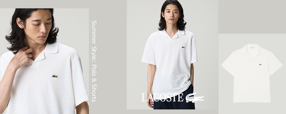 ポロ×ショーツでつくる、大人の夏スタイル