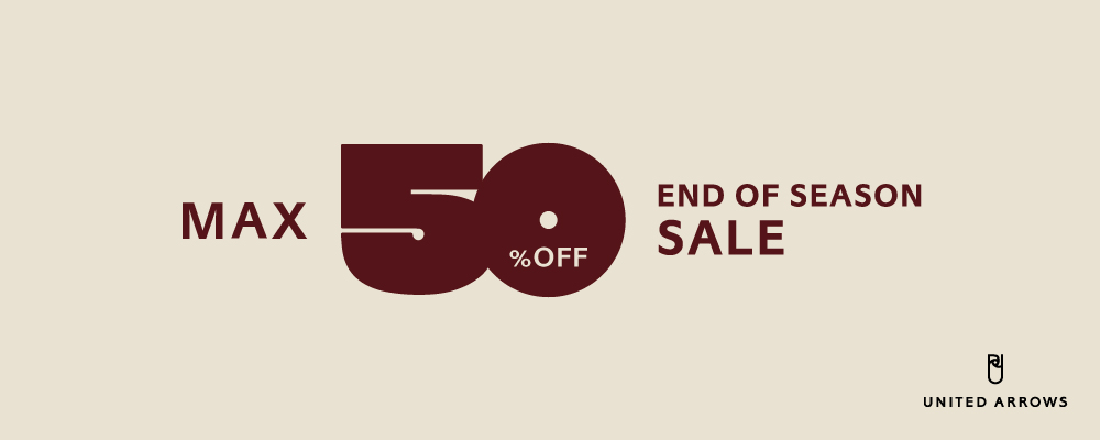 END OF SEASON SALE開催中！