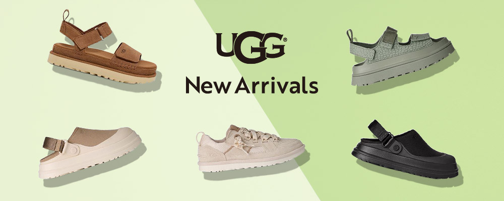 New Arrivals 快適な履き心地を実現するUGGのシューズ