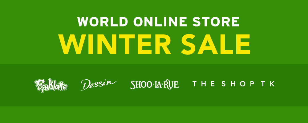 【WINTER SALE開催中】PINK-latte、SHOO・LA・RUE、THE SHOP TK、Dessinなどの人気ブランドがプライスダウン！お見逃しなく！
