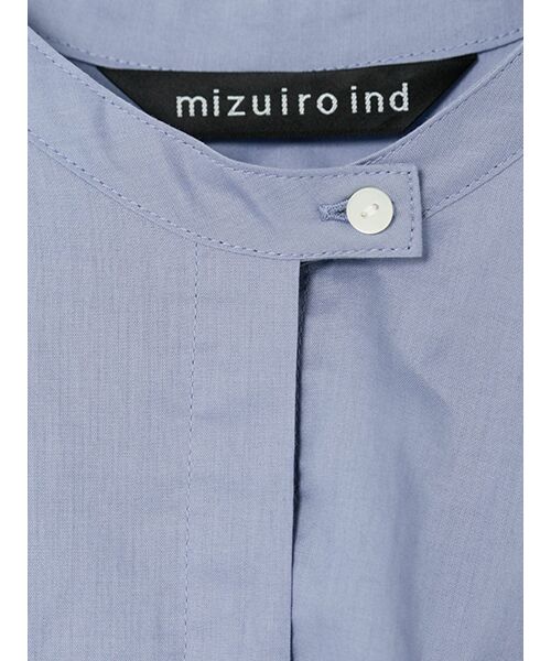 セール】 mizuiro ind スタンドカラーフレアロングワンピース