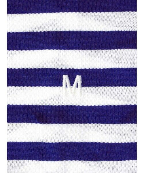 MARMARMAR / マーマーマー Tシャツ | MARMARMAR クルーネックロンT(ボーダー) | 詳細1