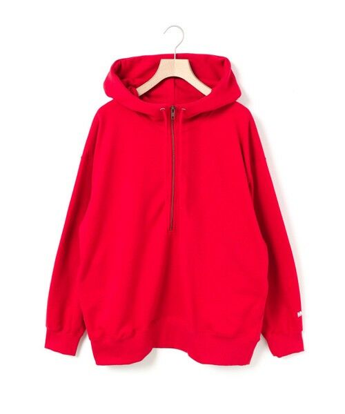 MARMARMAR / マーマーマー パーカー | MARMARMAR ハーフジップパーカー(レッド(color42))
