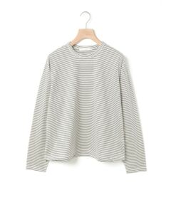 MARMARMAR / マーマーマー カットソー（半袖以外） | MARMARMAR ドローストリングヘムロングスリーブT(ボーダー)