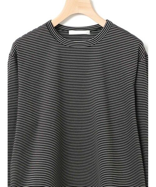 MARMARMAR / マーマーマー カットソー（半袖以外） | MARMARMAR ドローストリングヘムロングスリーブT(ボーダー) | 詳細4