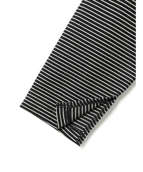 MARMARMAR / マーマーマー カットソー（半袖以外） | MARMARMAR ドローストリングヘムロングスリーブT(ボーダー) | 詳細6