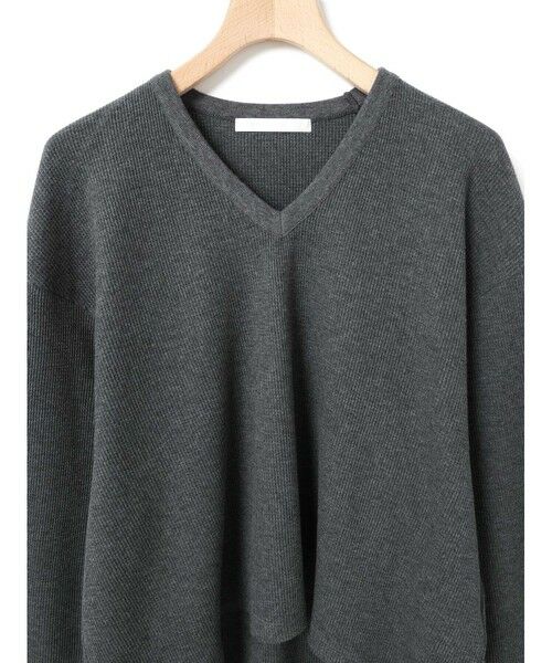 MARMARMAR / マーマーマー カットソー（半袖以外） | MARMARMAR VネックワッフルロングスリーブT | 詳細4