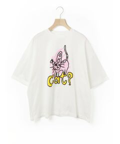 MARMARMAR / マーマーマー カットソー | MARMARMAR  プリントハーフスリーブプルオーバー