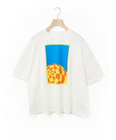 MARMARMAR / マーマーマー カットソー | MARMARMAR  プリントハーフスリーブプルオーバー