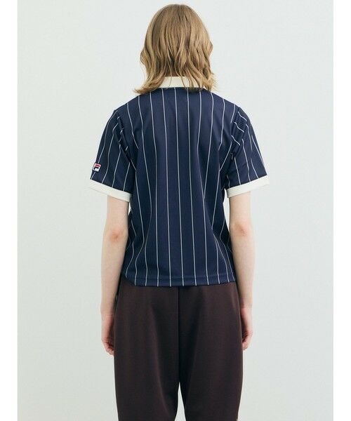 MARMARMAR / マーマーマー シャツ・ブラウス | MARMARMAR FILA ストライプポロ | 詳細7