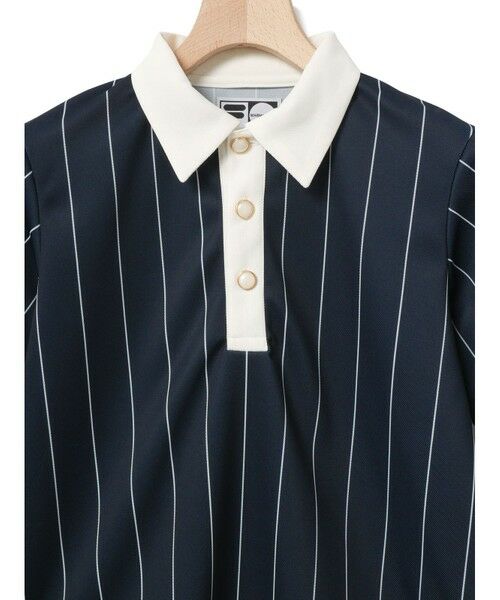 MARMARMAR / マーマーマー シャツ・ブラウス | MARMARMAR FILA ストライプポロ | 詳細8