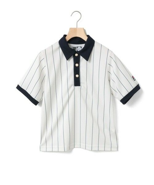 MARMARMAR / マーマーマー シャツ・ブラウス | MARMARMAR FILA ストライプポロ | 詳細16