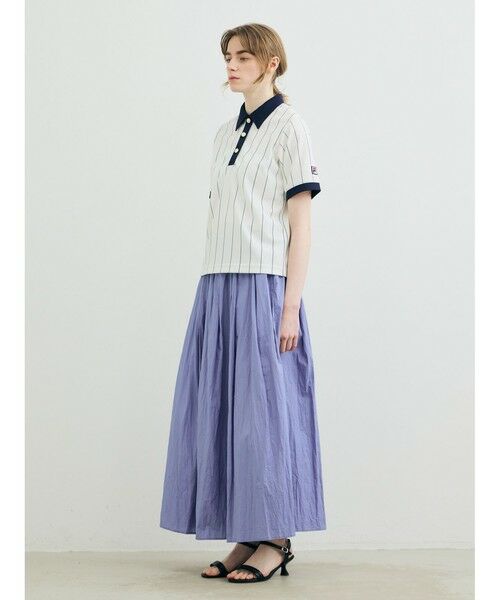 MARMARMAR / マーマーマー シャツ・ブラウス | MARMARMAR FILA ストライプポロ | 詳細18